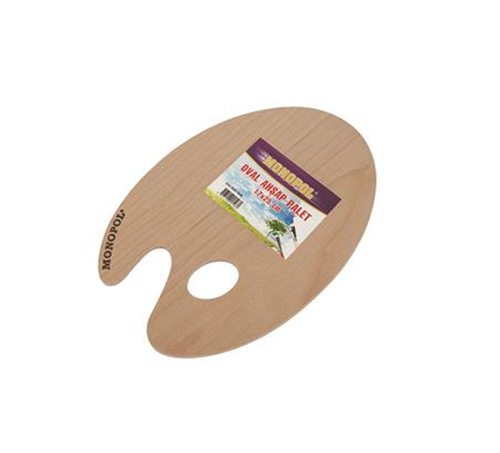 OVAL PALET 25X35 AHŞAP